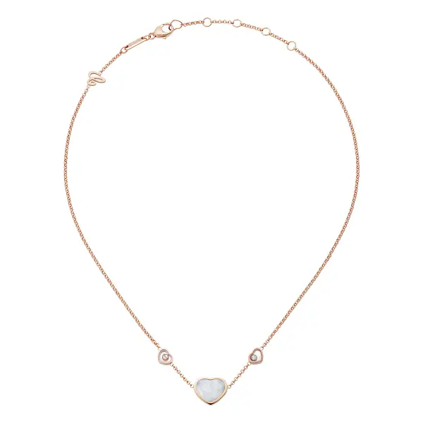 Золотое колье Chopard Happy Hearts 81A082-5301