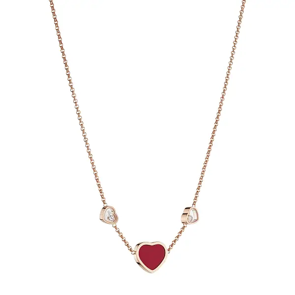 Золотое колье Chopard Happy Hearts 81A082-5801