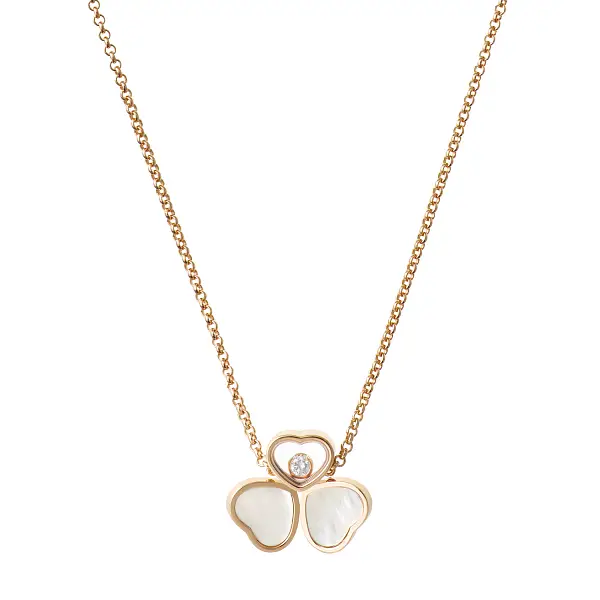 Золотой кулон Chopard Счастливые сердца 81A083-5311