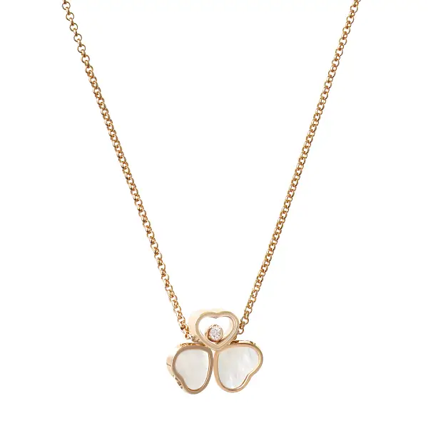 Золотой кулон Chopard Счастливые сердца 81A083-5311