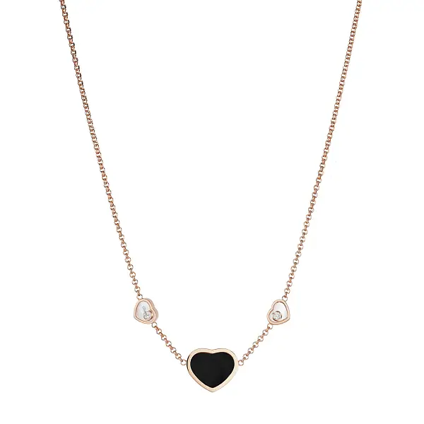 Золотое колье Chopard Happy Hearts 81A082-5201