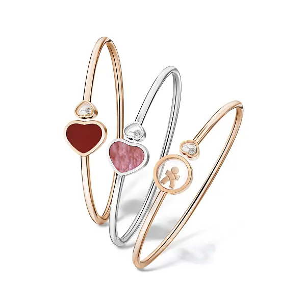 Золотой браслет Chopard Happy Hearts 857482-5704