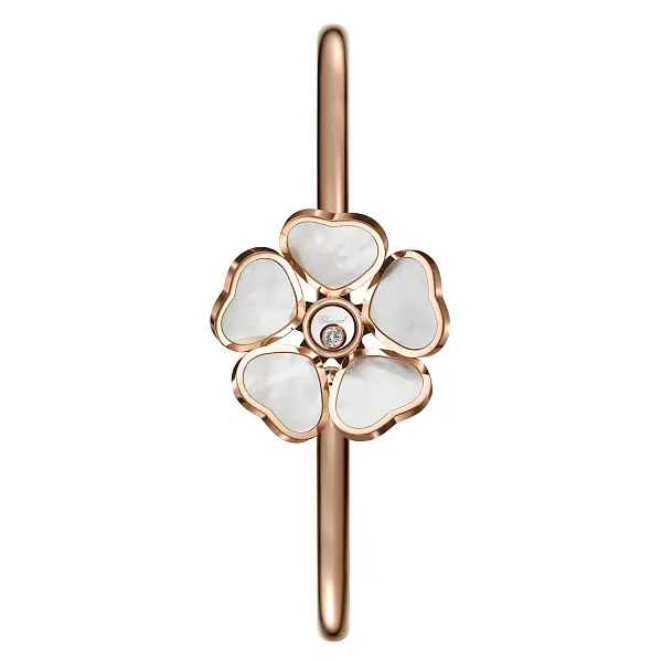 Золотой браслет Chopard Happy Herats Flowers 85A085-5302