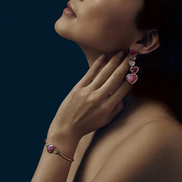 Золотой браслет Chopard Happy Hearts 857482-5706