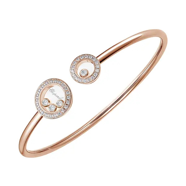 Золотой браслет Chopard Happy Diamonds 85A618-5202