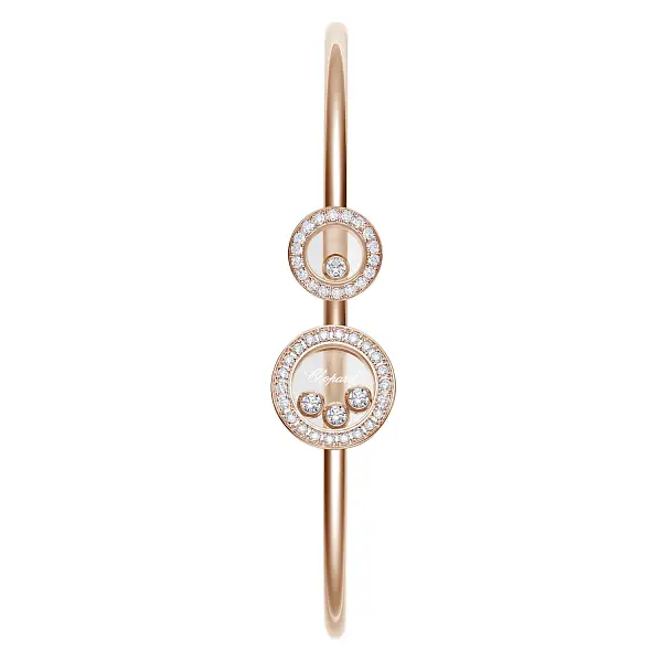 Золотой браслет Chopard Happy Diamonds 85A618-5202
