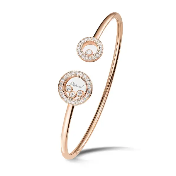 Золотой браслет Chopard Happy Diamonds 85A618-5202