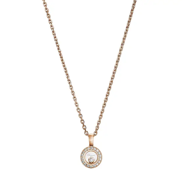 Золотой кулон Chopard Happy Diamonds 79A017-5201
