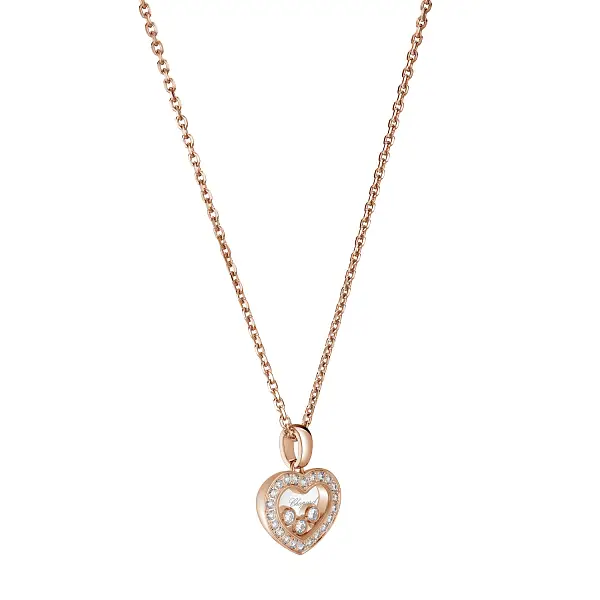 Золотой кулон Chopard Happy Diamonds 79A611-5201