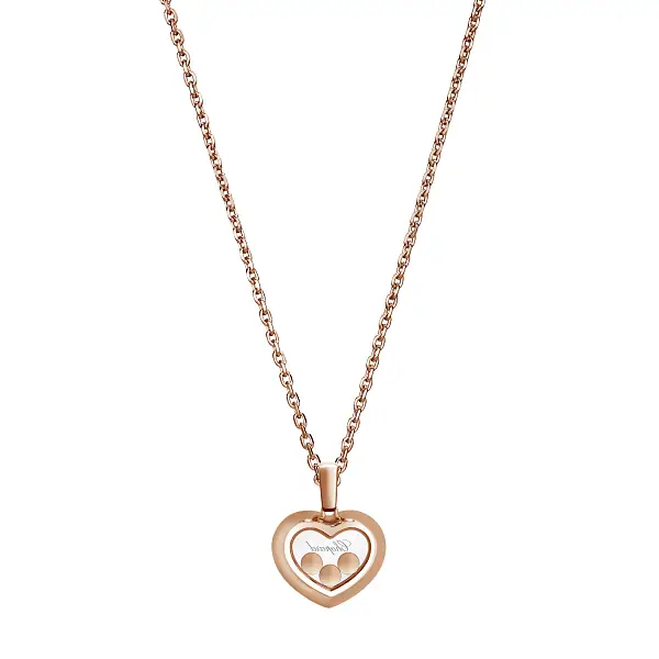 Золотой кулон Chopard Happy Diamonds 79A611-5201