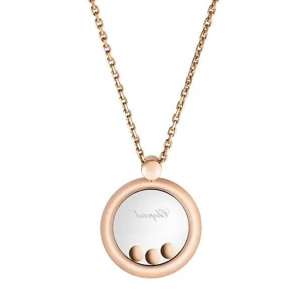 Золотой кулон Chopard Happy Diamonds 793929-5201