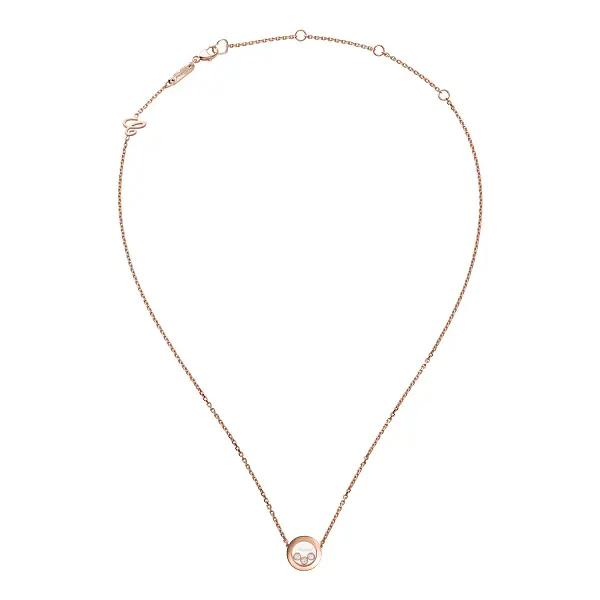 Золотое колье Chopard Happy Diamonds 81A018-5001