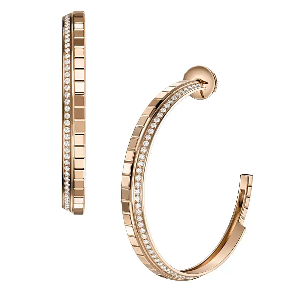Золотые серьги Chopard Ice Cube 837008-5002