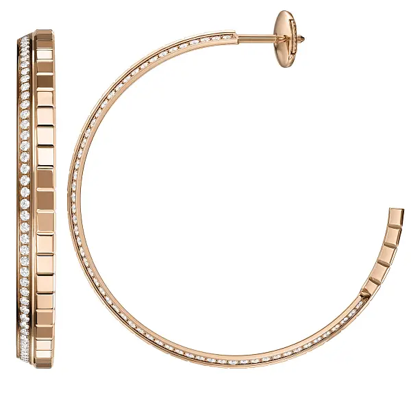Золотые серьги Chopard Ice Cube 837008-5002