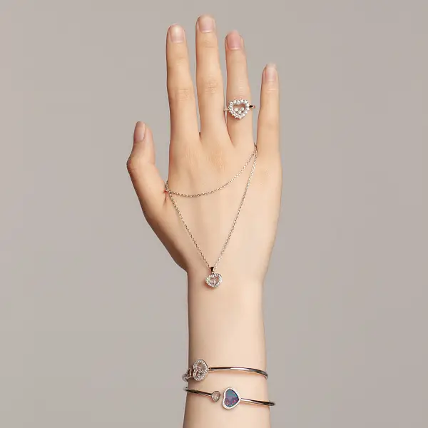 Золотой браслет Chopard Happy Diamonds 85A614-1203