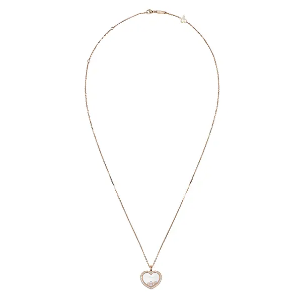 Золотой кулон Chopard Happy Diamonds 79A039-5201