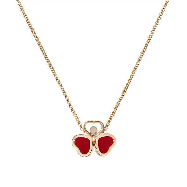 Золотое колье Chopard Happy Hearts 81A083-5811