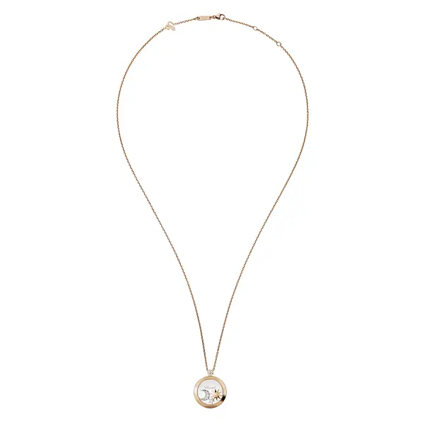 Золотой кулон Chopard Happy Diamonds 799434-5201
