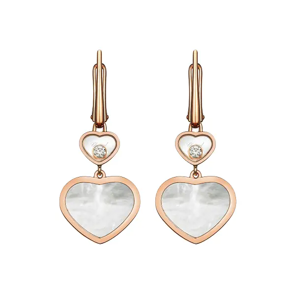 Золотые серьги Chopard Happy Hearts 837482-5310