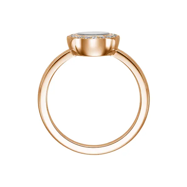 Золотое кольцо Chopard Happy Diamonds 82A017-5209