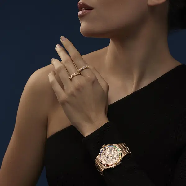 Золотое кольцо Chopard Ice Cube Pure 829834-5015