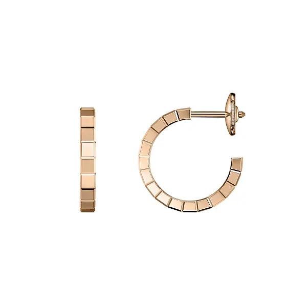 Золотые серьги Chopard Ice Cube 837702-5006