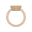 Золотое кольцо Chopard Happy Diamonds 82A609-5000