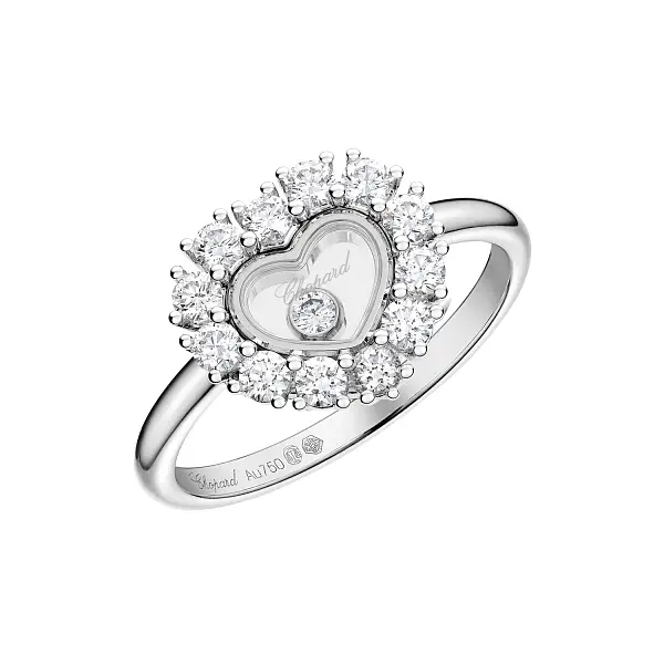 Золотое кольцо Chopard Happy Diamonds 82A616-1000