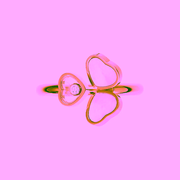 Золотое кольцо Chopard Happy Hearts 82A083-5300