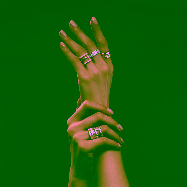 Золотое кольцо Chopard Ice Cube 827006-1000