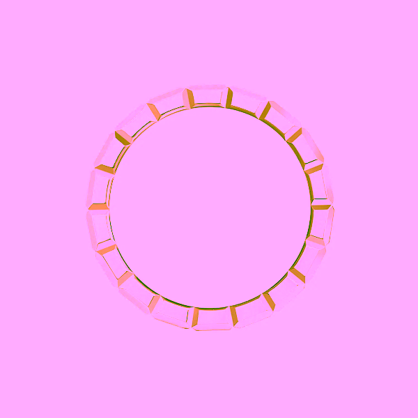 Золотое кольцо Chopard Ice Cube Pure 829834-0000