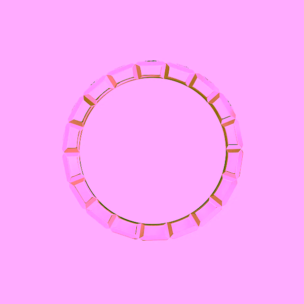 Золотое кольцо Chopard Ice Cube 829834-5030