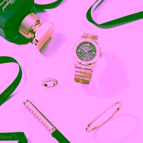 Золотое кольцо Chopard Ice Cube 829834-5030