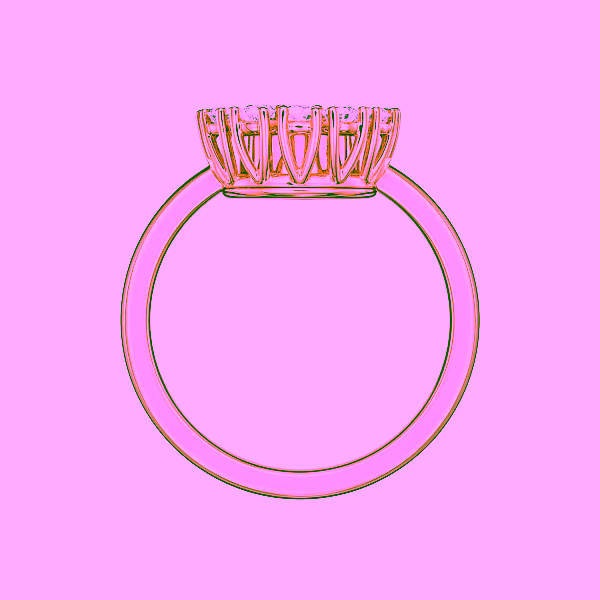 Золотое кольцо Chopard Happy Diamonds 82A609-5109