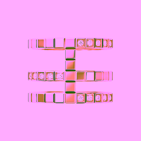 Золотое кольцо Chopard Ice Cube 827007-5009