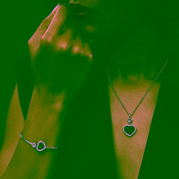 Золотой браслет Chopard Happy Hearts 85A074-1510