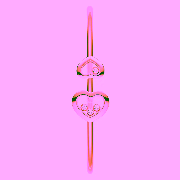 Золотой браслет Chopard Happy Diamonds 85A614-5000