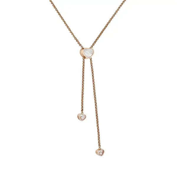 Золотое ожерелье Chopard Happy Hearts 81A148-5301