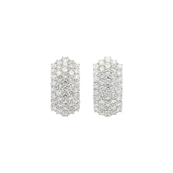 Золотые серьги с бриллиантами