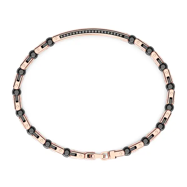 Золотой браслет Zancan Ceramikgold KB048R-N