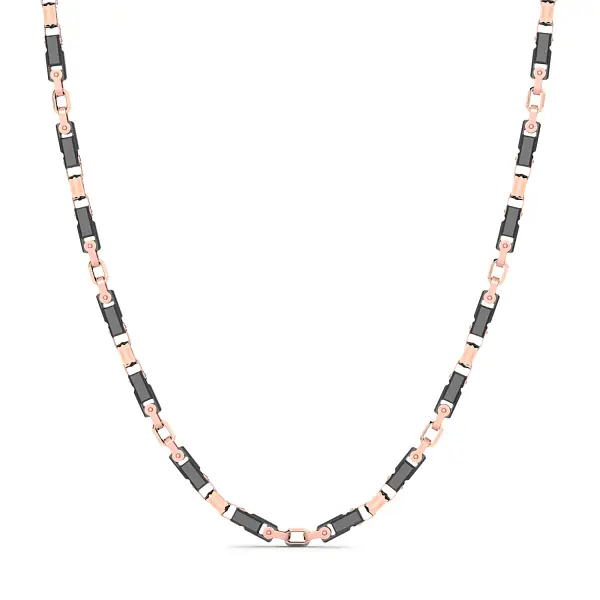 Золотая цепь Zancan Ceramikgold KC061R-N-60