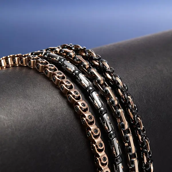 Золотой браслет Zancan Ceramikgold KB054R-N