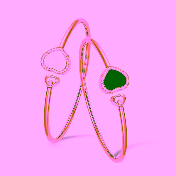 Золотой браслет Chopard Happy Hearts 85A074-5202