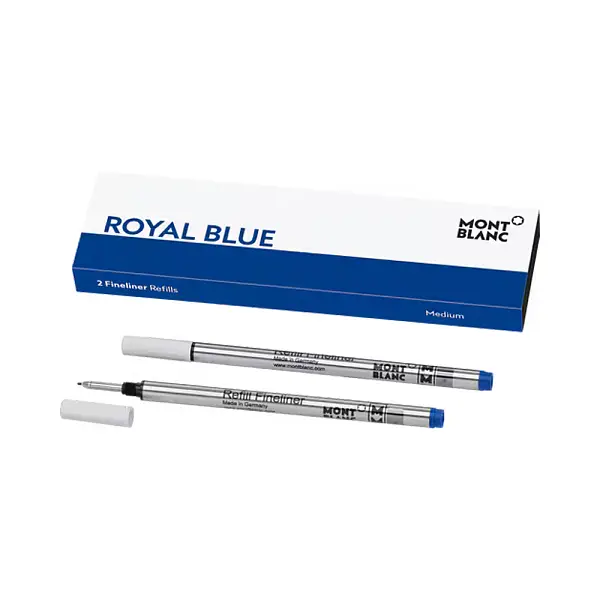 Montblanc 2x стержня M для лайнера, цвет Royal Blue MB128249