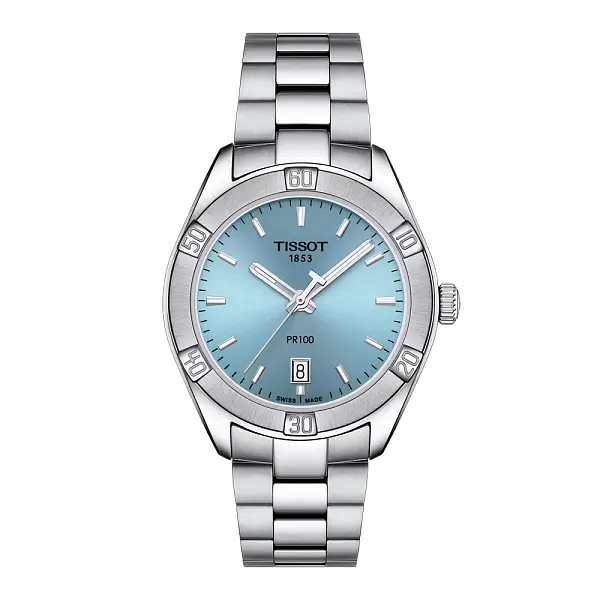 Tissot PR 100 Sport Chic Lady Ice Blue T101.910.11.351.00