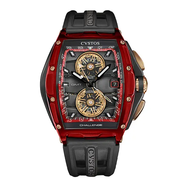 CVSTOS Racing Chrono GMT Red Aluminum B01110.4192001