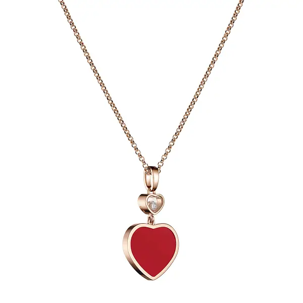Золотое ожерелье Chopard Happy Hearts 797482-5820