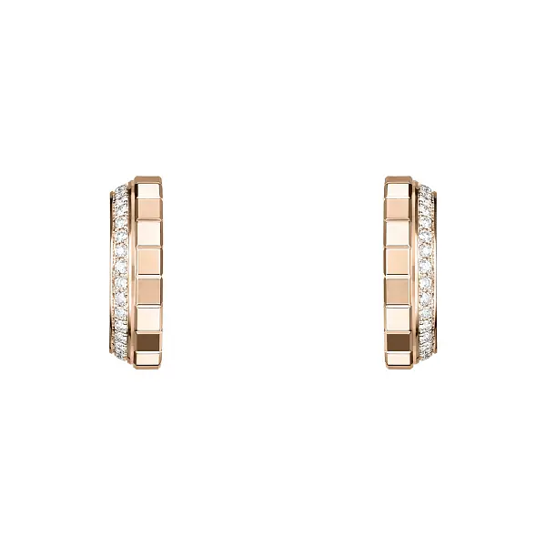 Золотые серьги Chopard Ice Cube 837008-5001