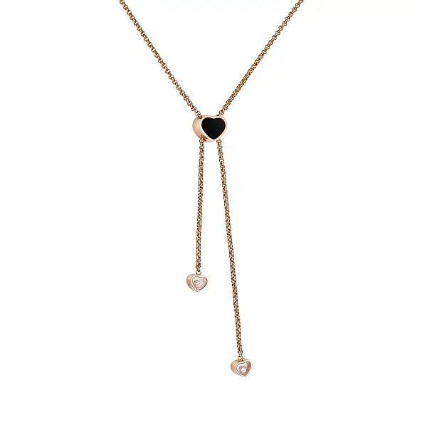 Золотое ожерелье Chopard Happy Hearts 81A148-5201