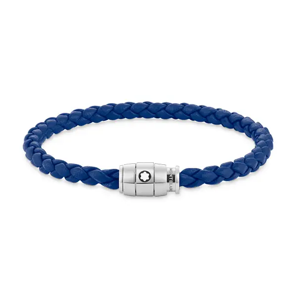 Кожаный Браслет Montblanc с Тремя Кольцами MB130899